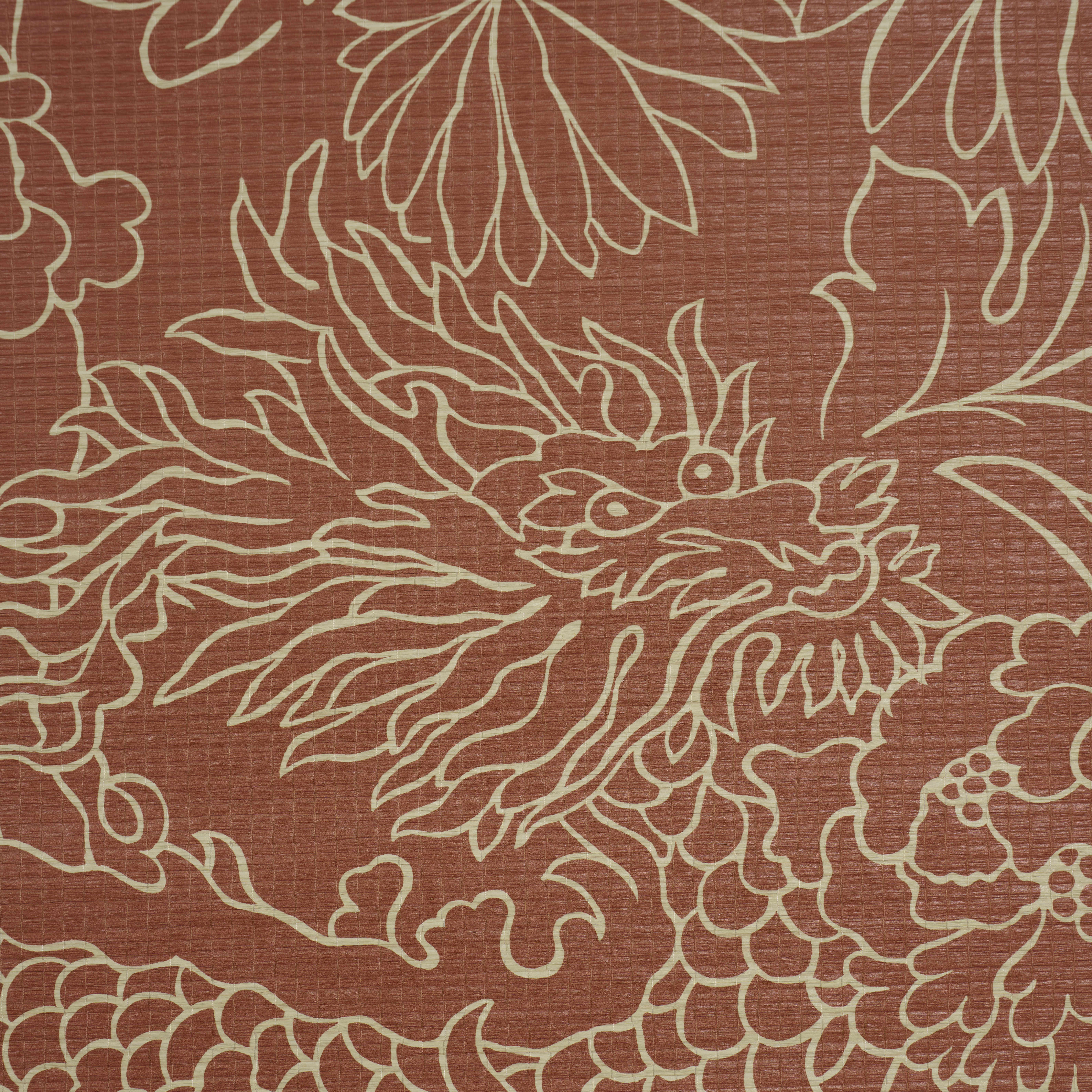 Chiang Mai Dragon Silhouette Raffia