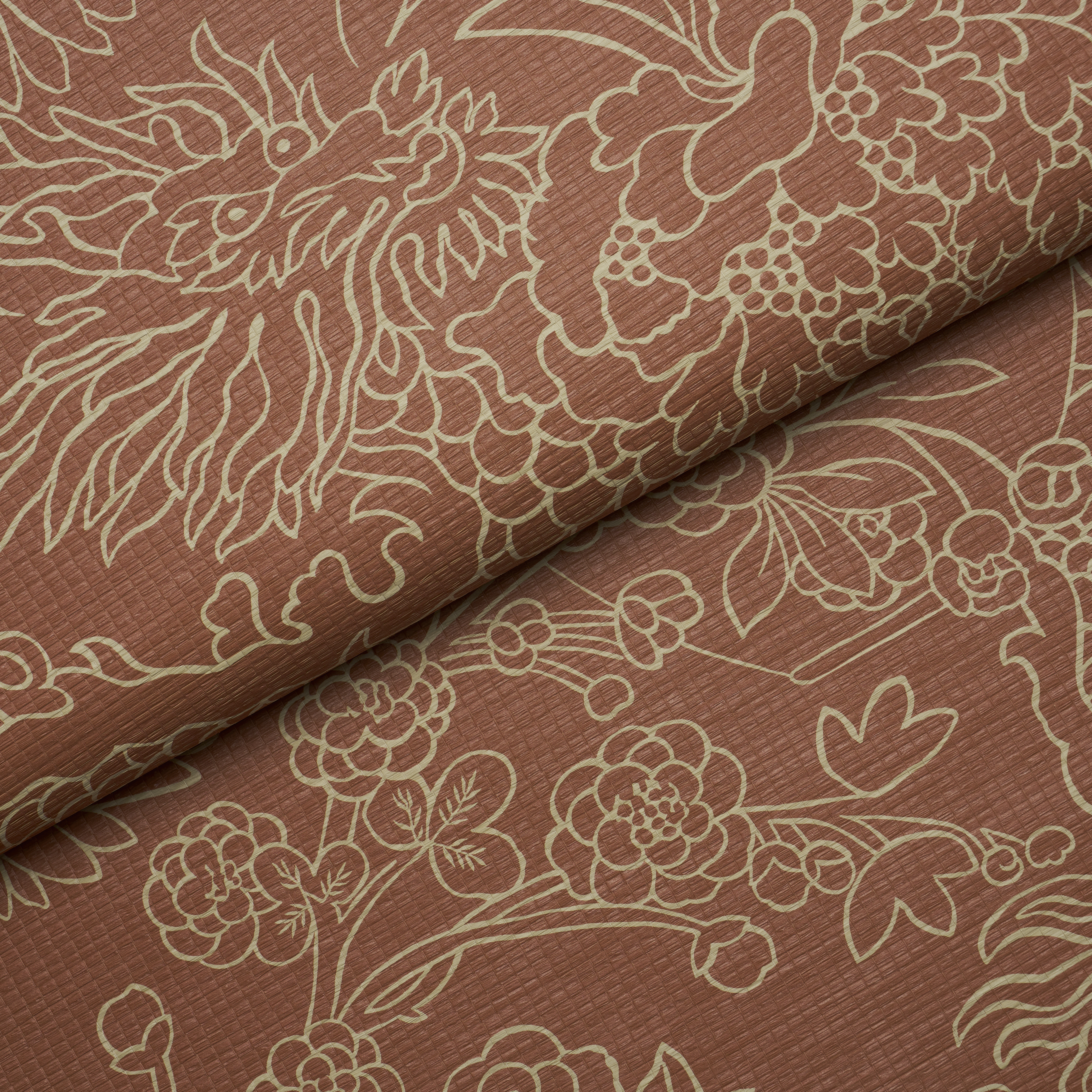 Chiang Mai Dragon Silhouette Raffia