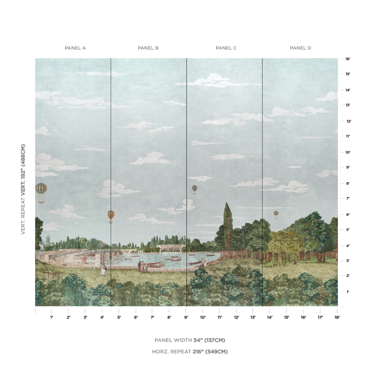 Promenade 4 Panel Set