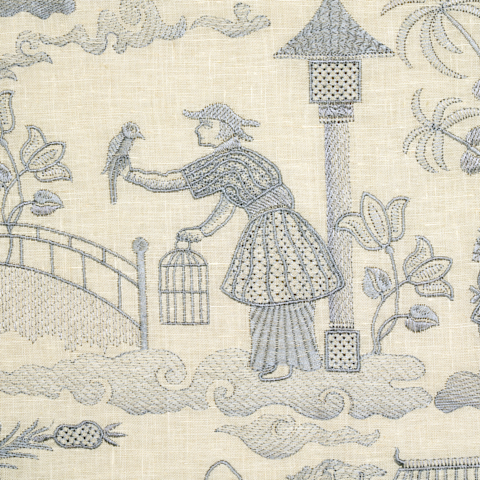 Bassano Embroidered Toile