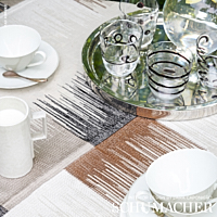 Sunburst Stripe Embroidery