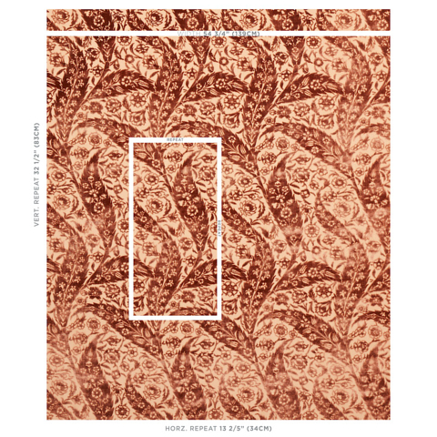 Saz Paisley Silk Velvet