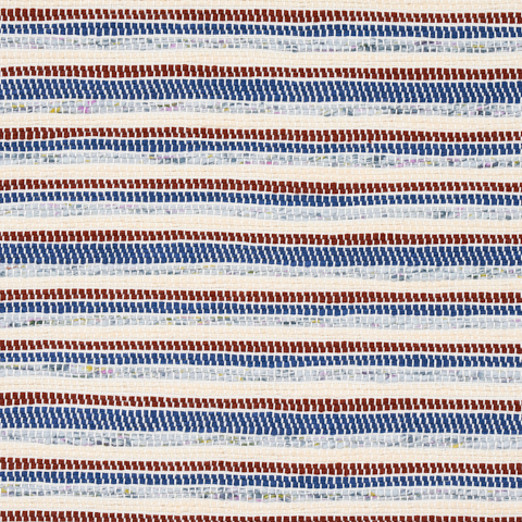 Rag Rug Hand Woven Stripe