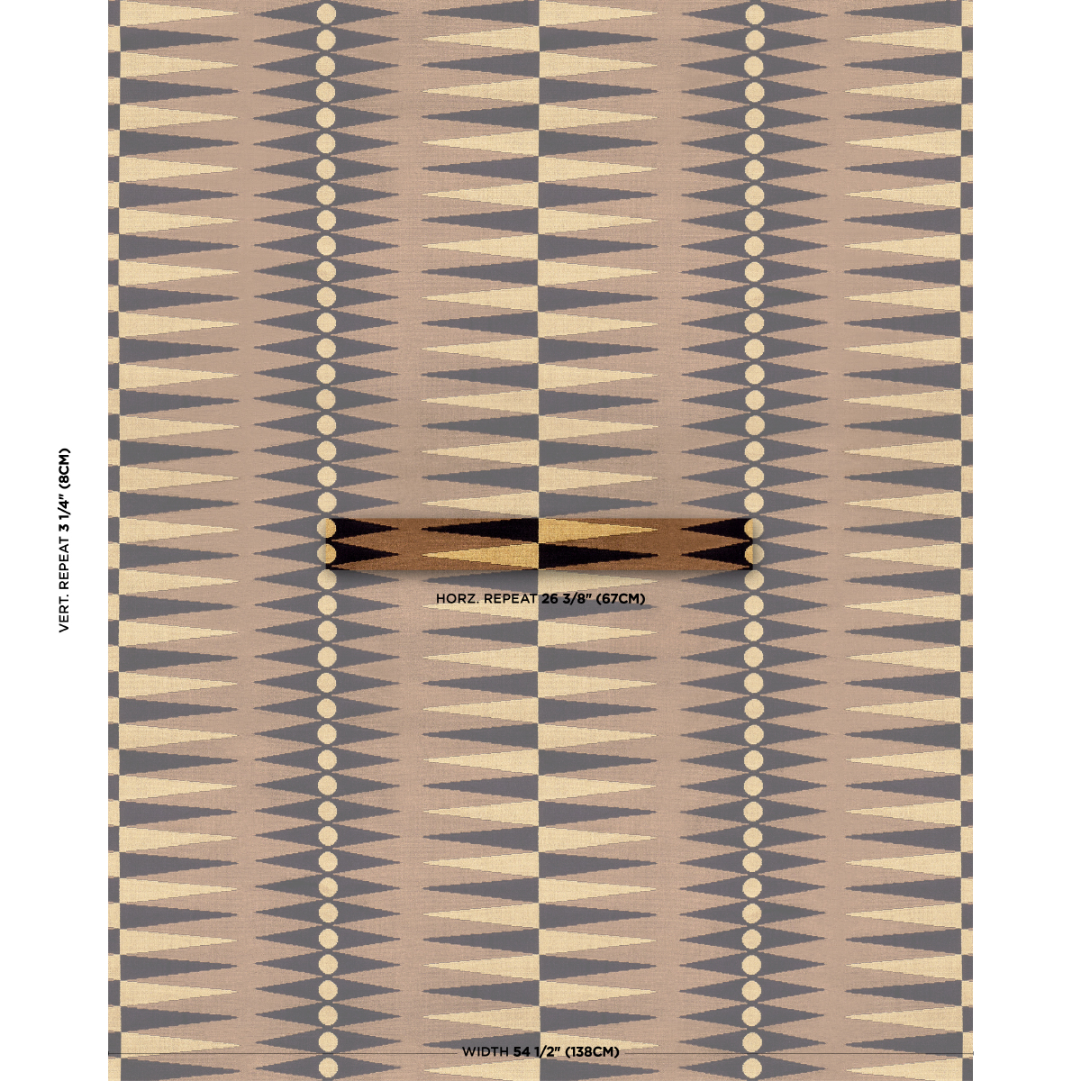 Backgammon Cut Velvet