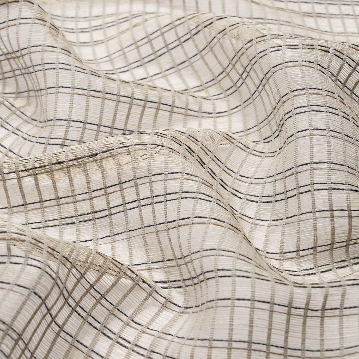 Payton Linen Sheer Grid
