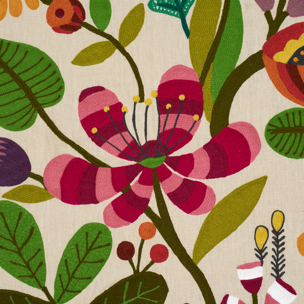 Modern Botanical Embroidery