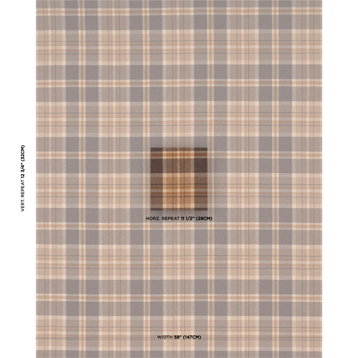 Harris Merino Plaid