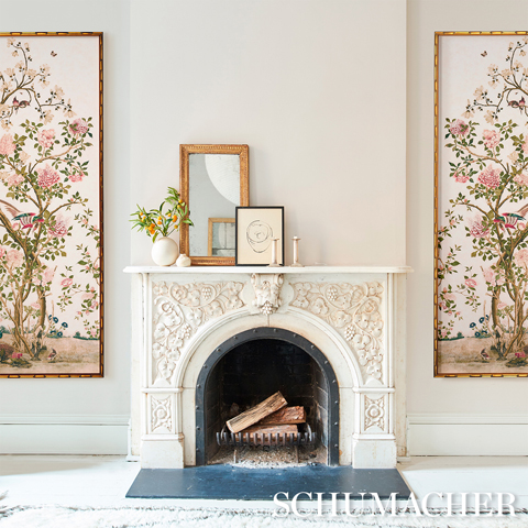 Les Oiseaux Art Panel - Left