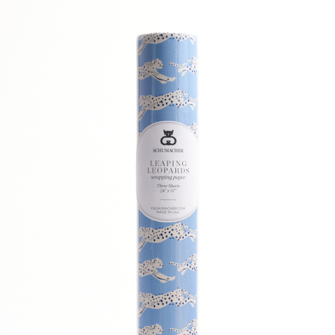 Leaping Leopards Wrapping Paper