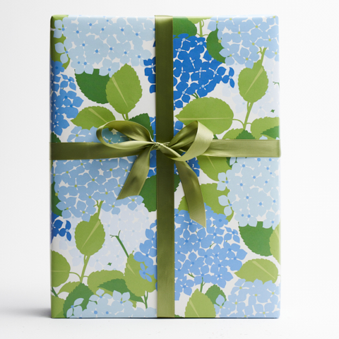 Hydrangea Wrapping Paper