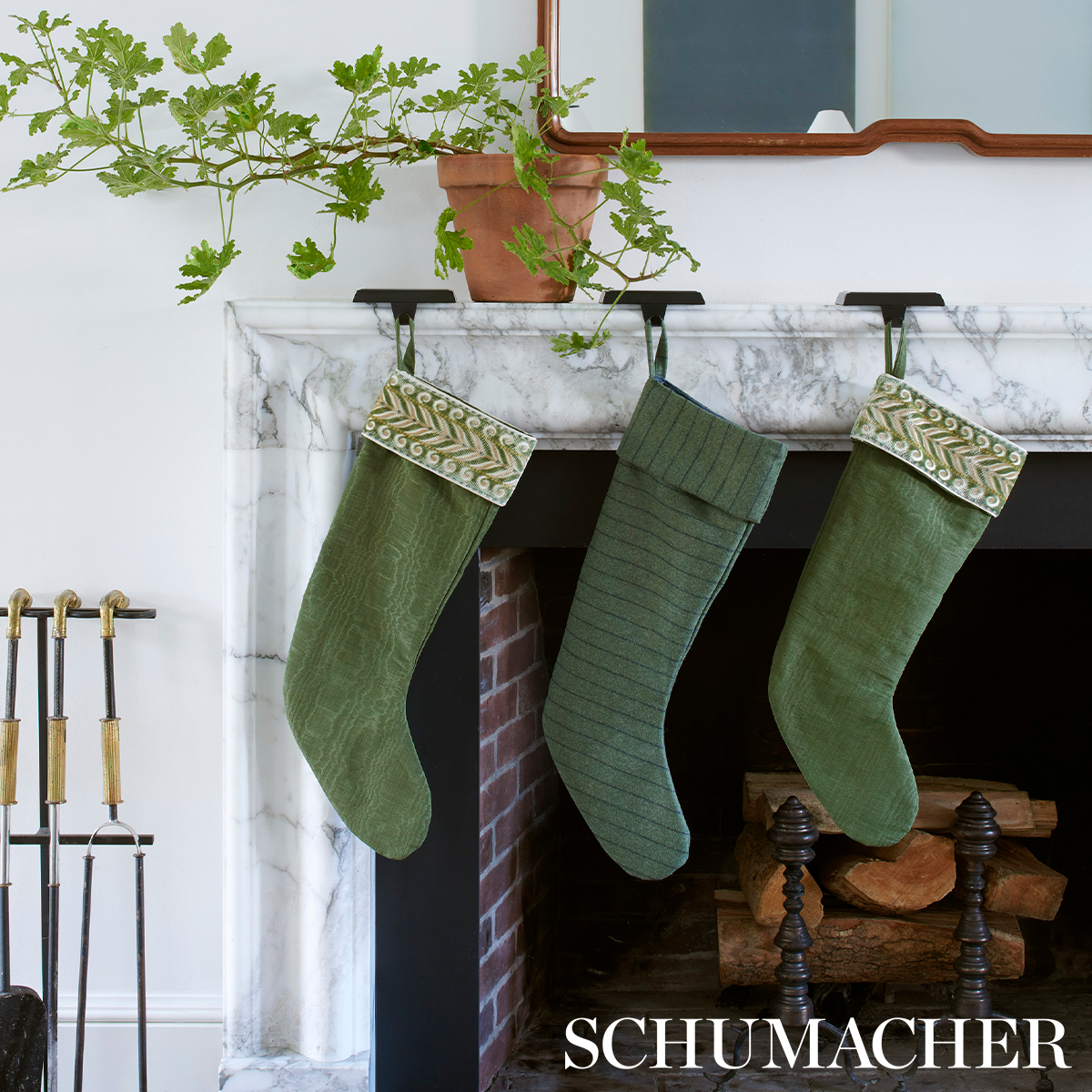 Beau Cotton Linen Moire Stocking