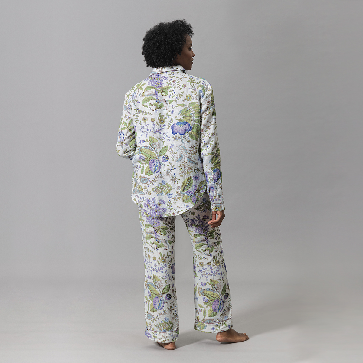 Pomegranate Linen Pajama Set