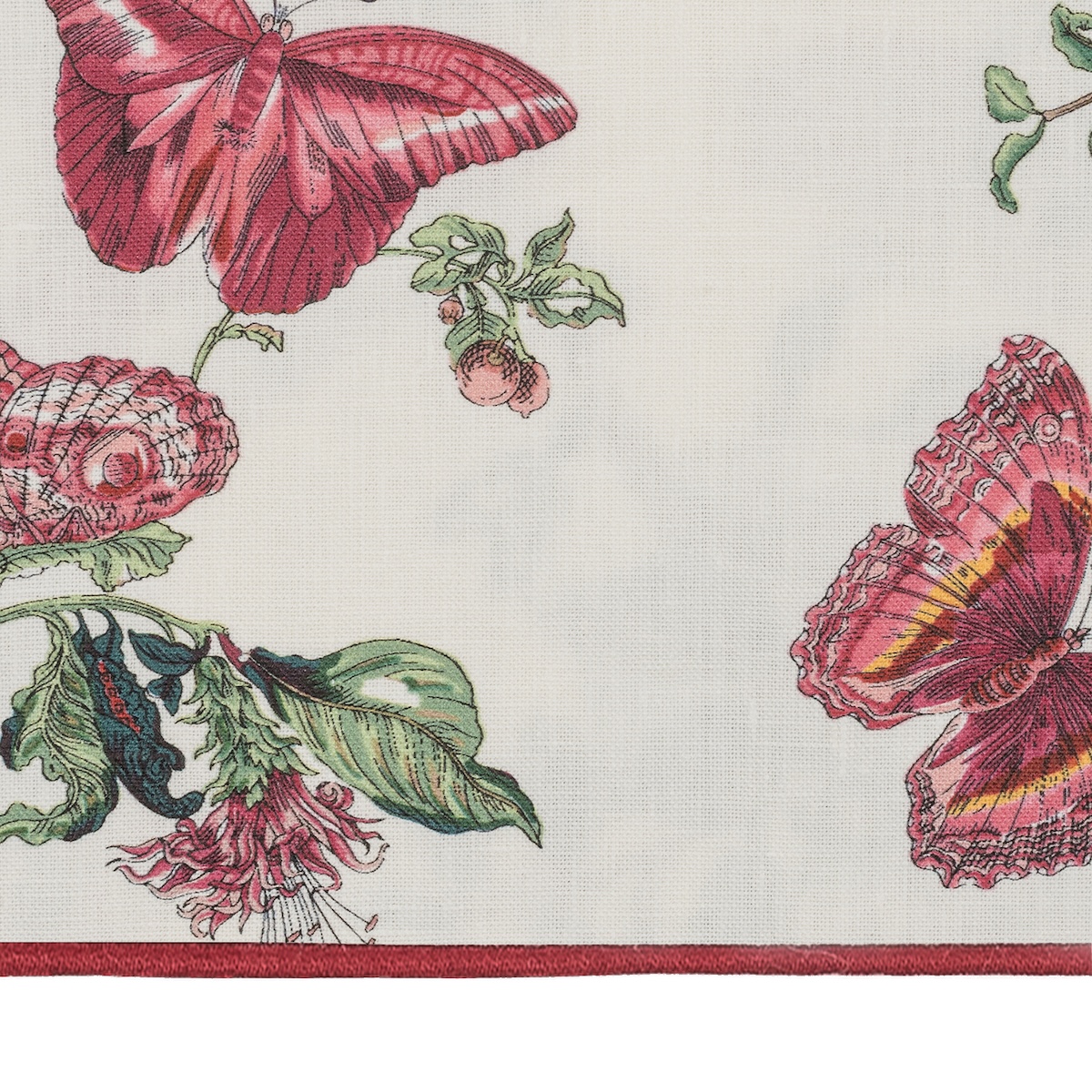 Baudin Butterfly Linen Sleep Shirt