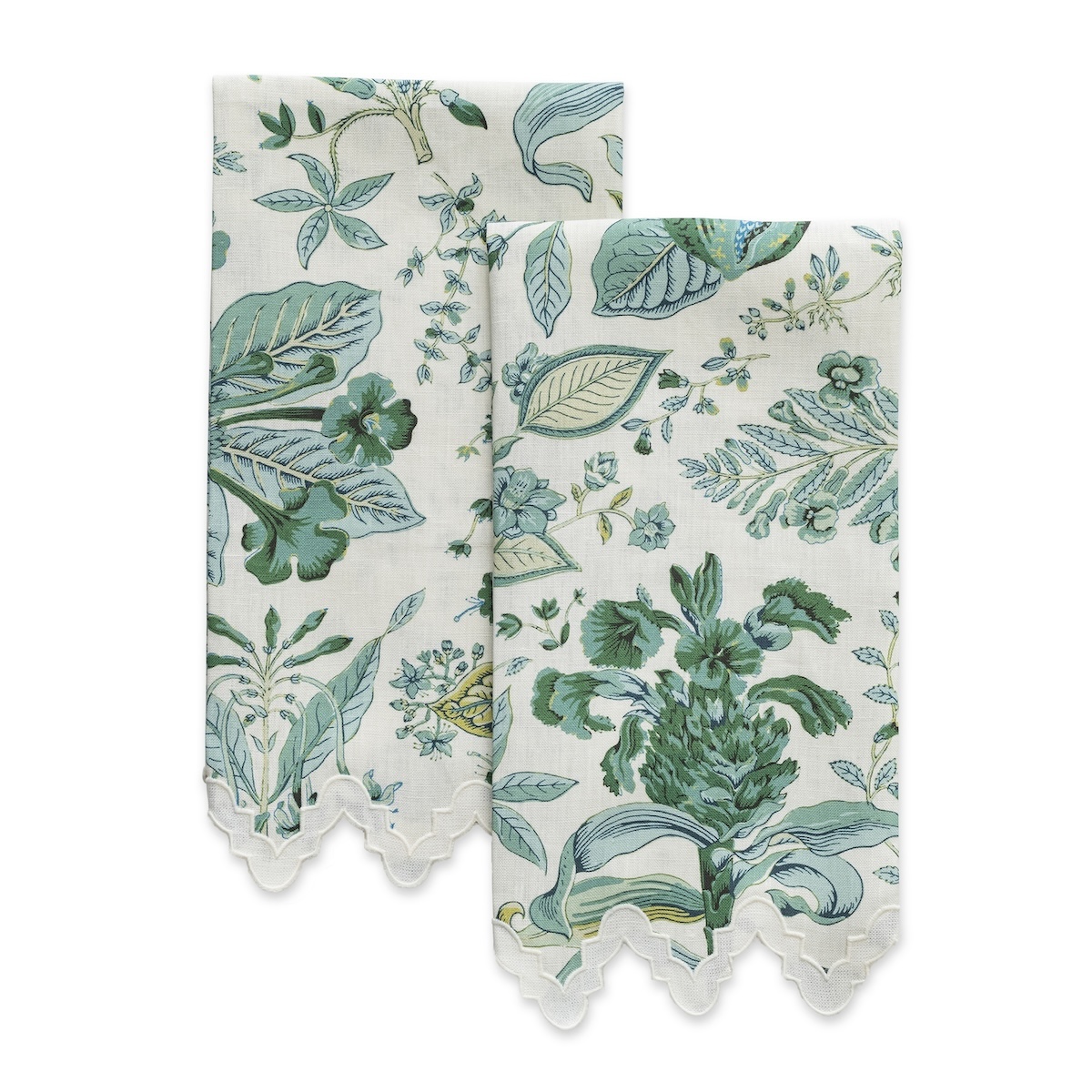 Pomegranate Linen Guest Towel Set