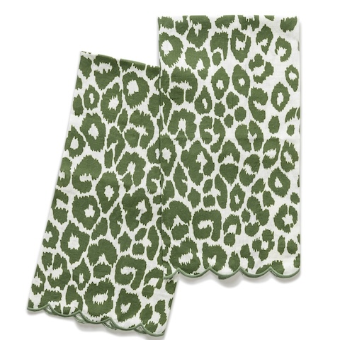 Iconic Leopard Guest Towel Set