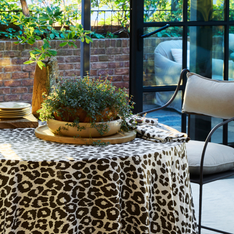 Iconic Leopard Napkin, Set Of 4