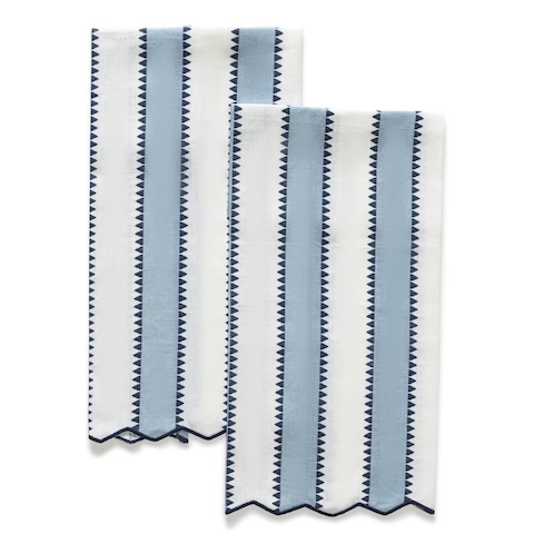 Apollo Stripe Guest Towel Set