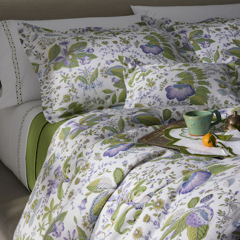 Pomegranate Linen Duvet Cover