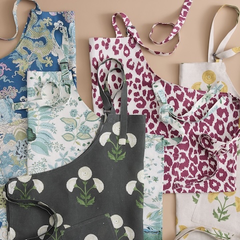 Iconic Leopard Linen Apron