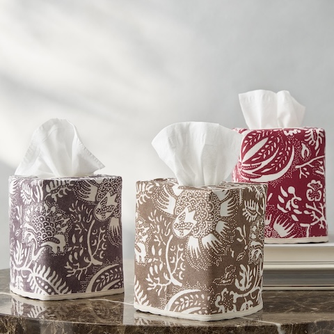 Granada Linen Tissue Box Cover