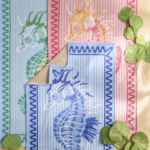 Seahorse Beach Towel