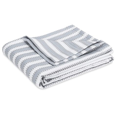 Apollo Stripe Matelassé Coverlet
