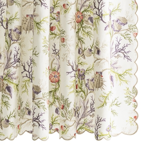 Del Tesoro Linen Shower Curtain