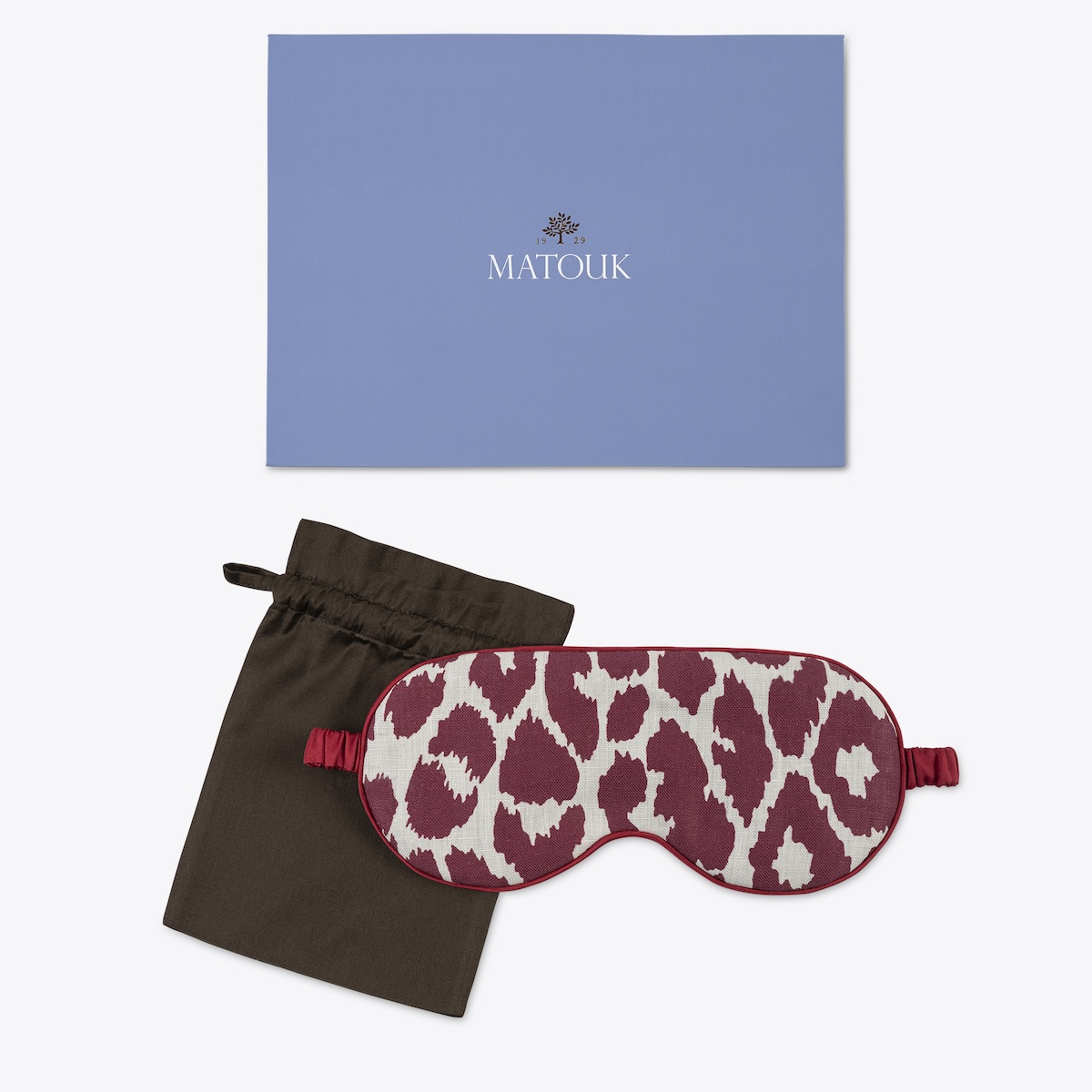 Iconic Leopard Linen Sleep Mask