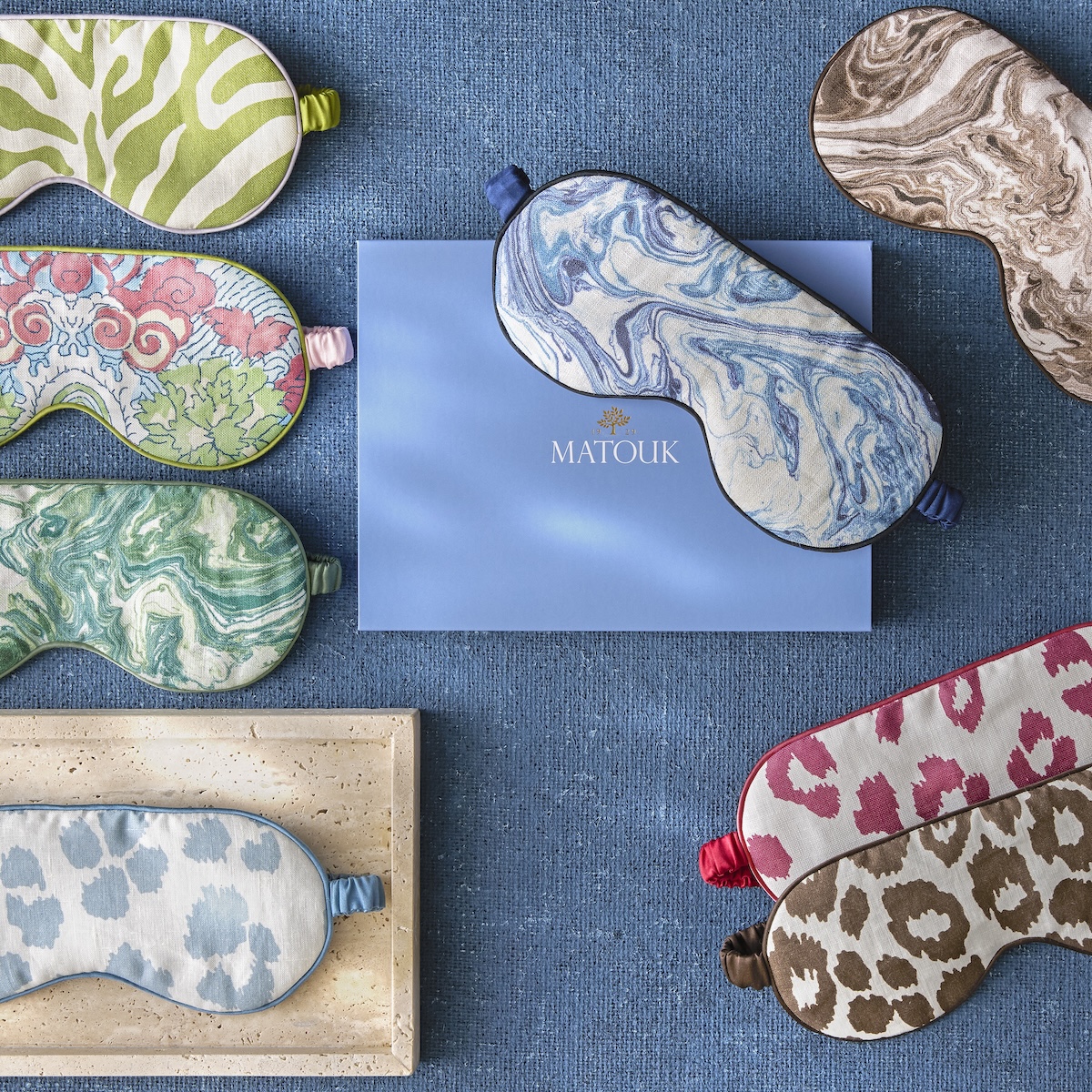 Iconic Leopard Linen Sleep Mask