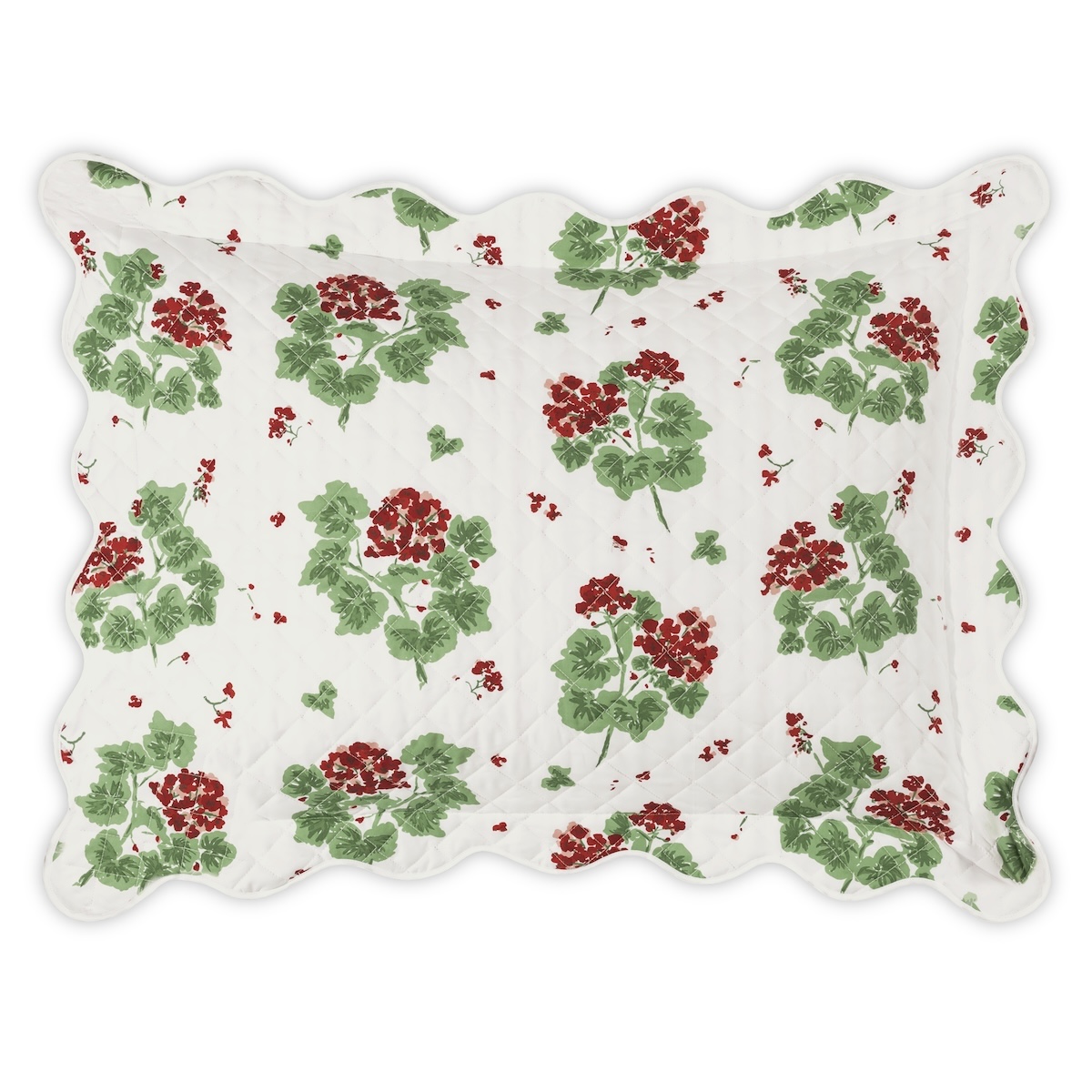 Geranium Quilted Sham