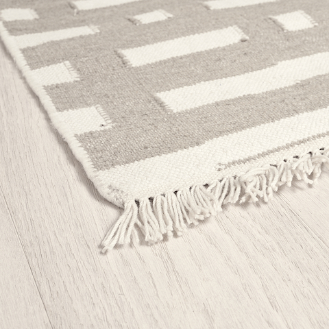 Abstract Ikat Indoor/Outdoor Rug