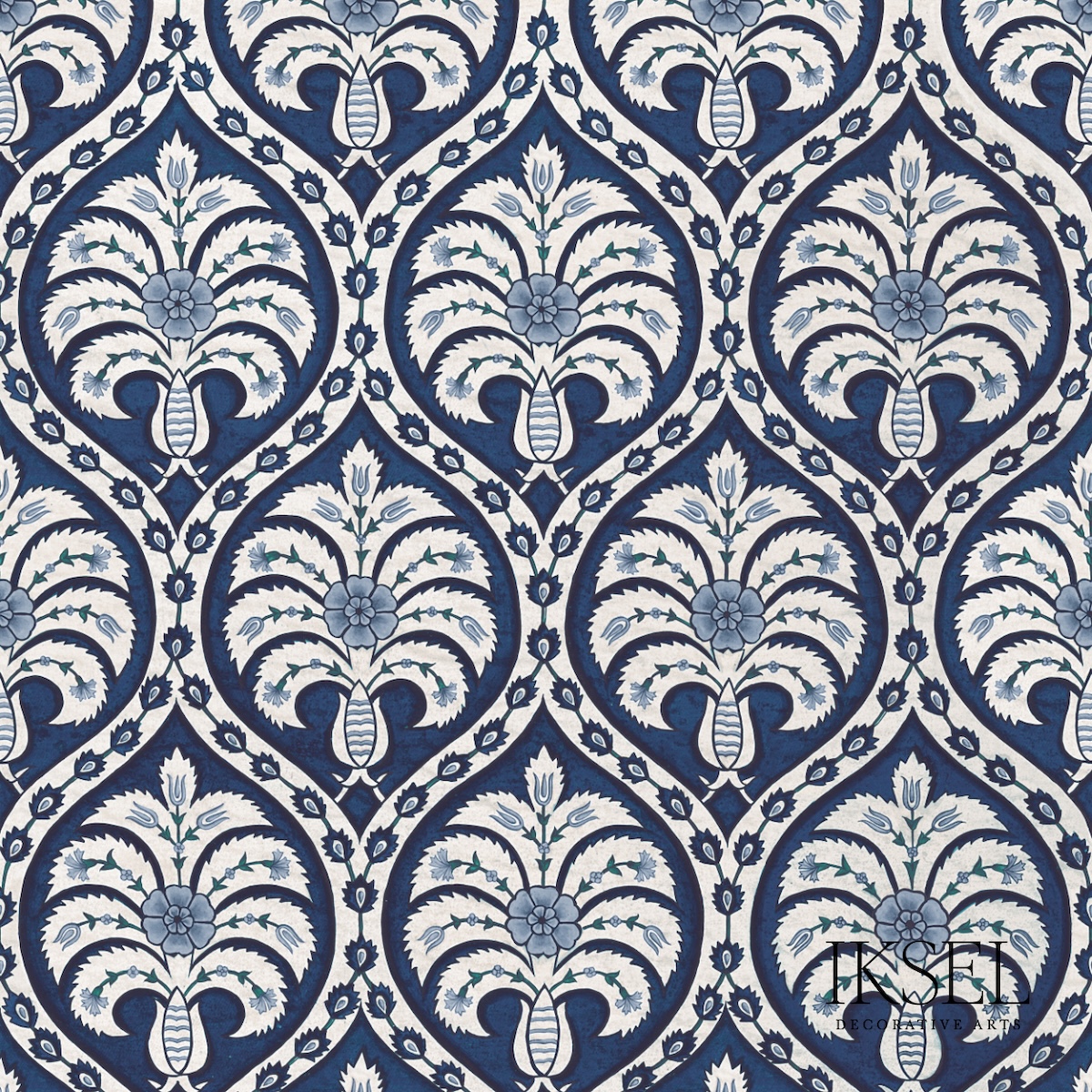 Iznik Carnation Damask