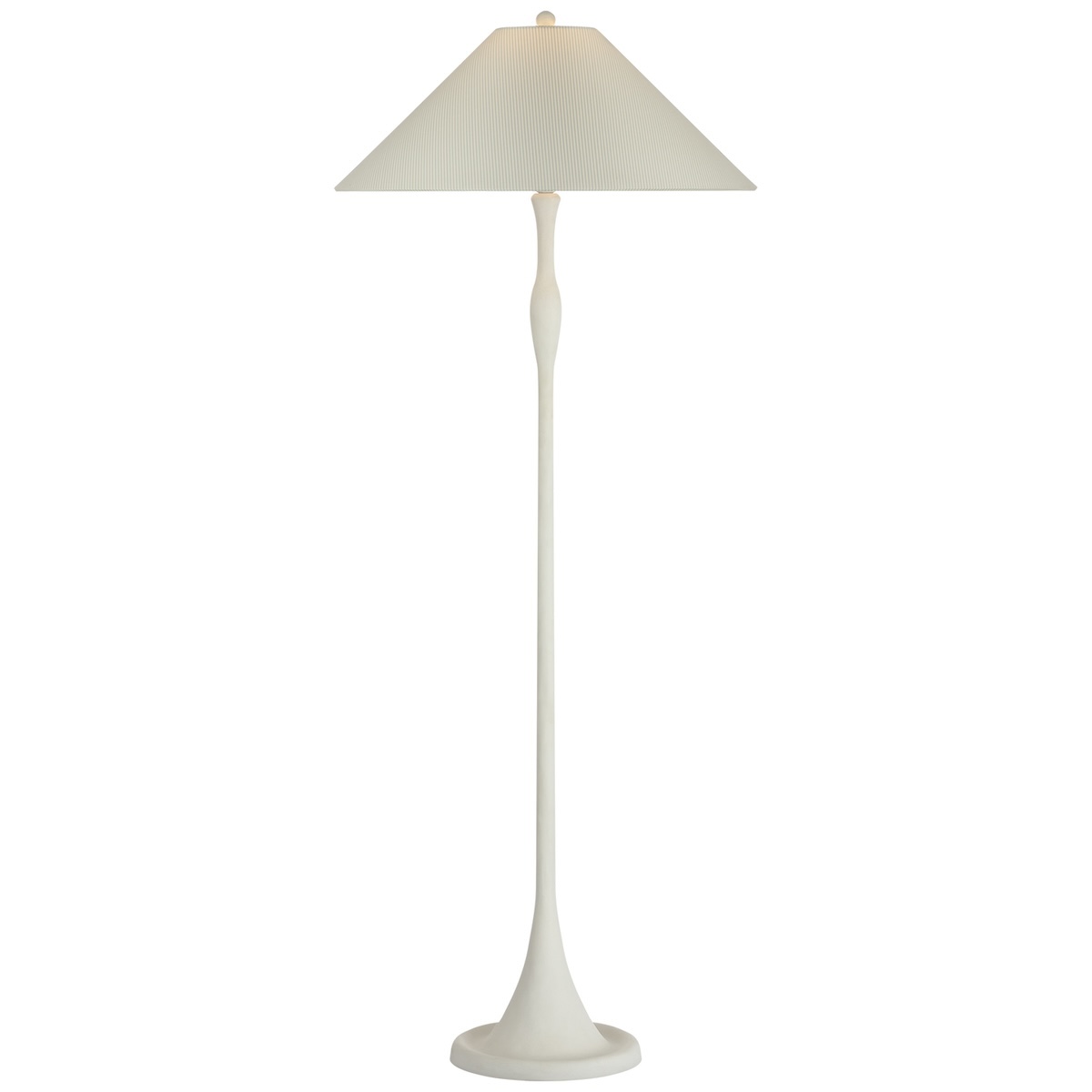 Romero Floor Lamp, Plaster White