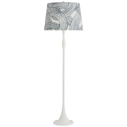 Romero Floor Lamp, Plaster White