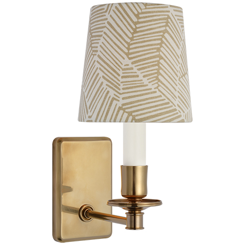 Tara Small Sconce, Antique Brass