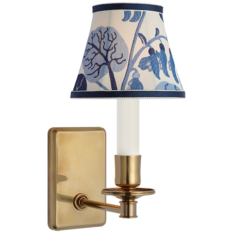 Tara Small Sconce, Antique Brass