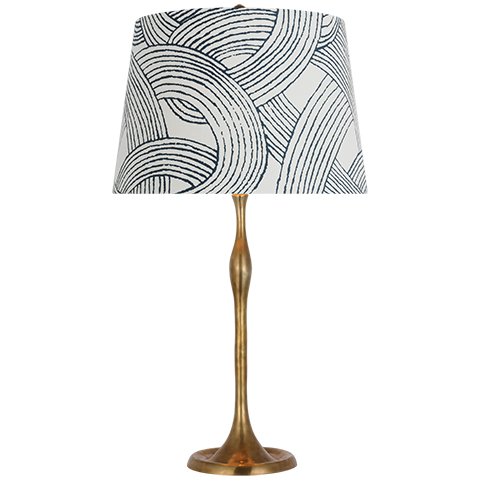 Romero Table Lamp, Antique Brass