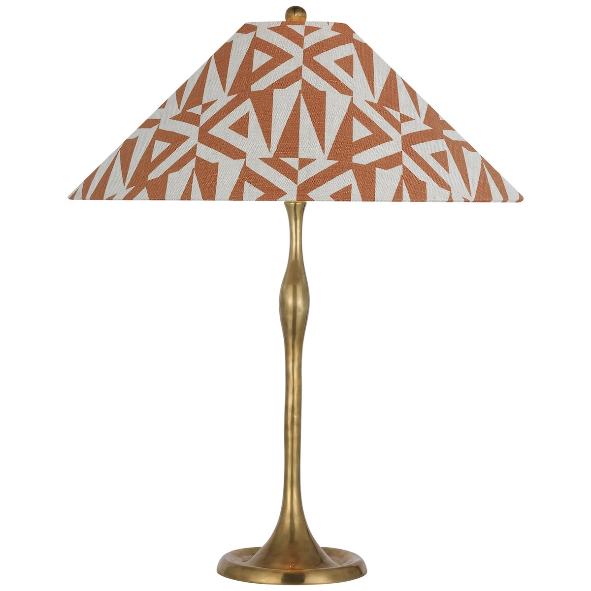 Romero Table Lamp, Antique Brass