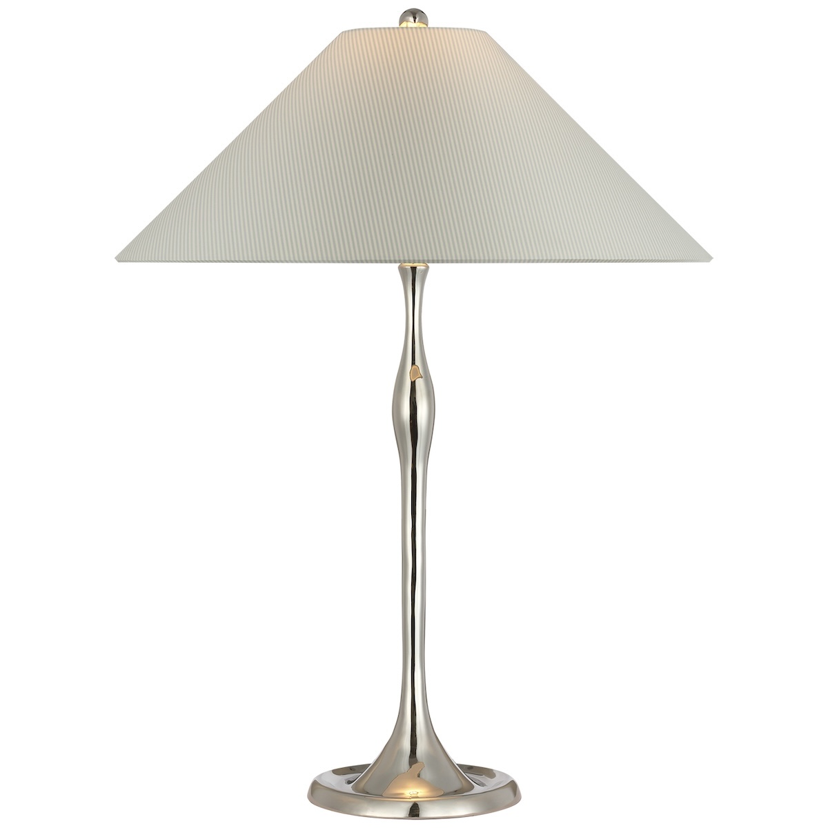 Romero Table Lamp, Polished Nickel