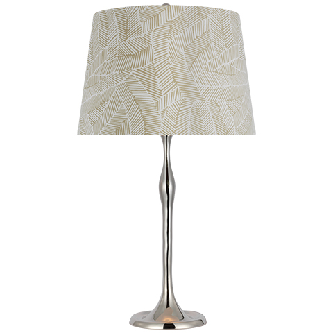 Romero Table Lamp, Polished Nickel