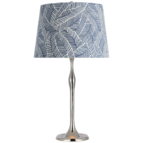 Romero Table Lamp, Polished Nickel