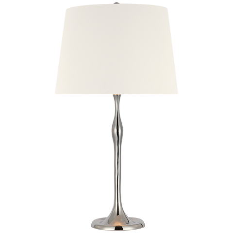 Romero Table Lamp, Polished Nickel