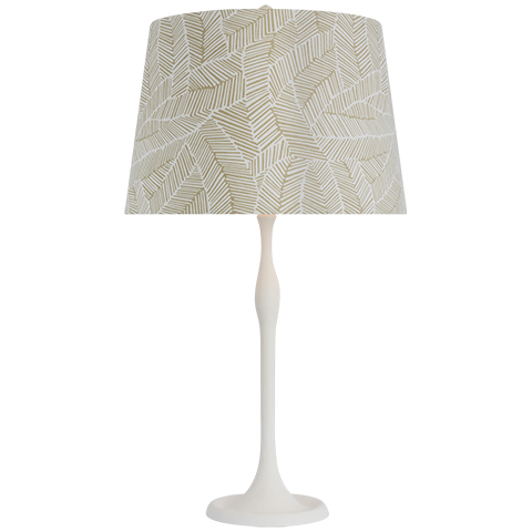 Romero Table Lamp, Plaster White