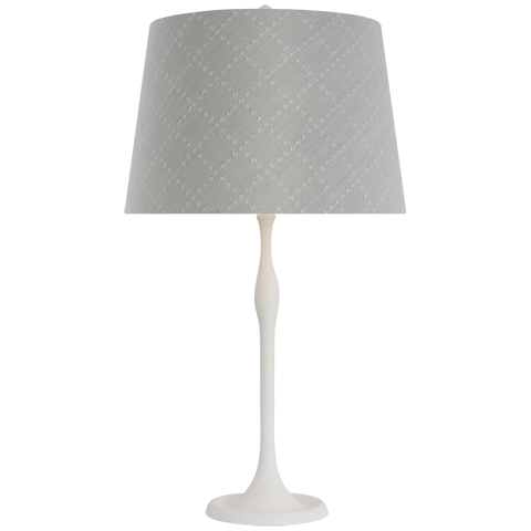 Romero Table Lamp, Plaster White