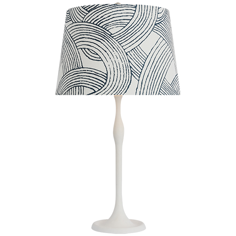 Romero Table Lamp, Plaster White