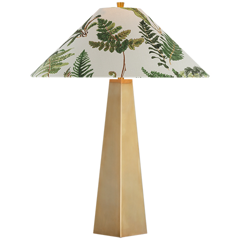 Zoran Table Lamp, Antique Brass