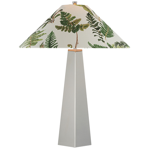 Zoran Table Lamp, Polished Nickel