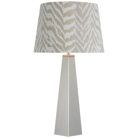 Zoran Table Lamp, Polished Nickel