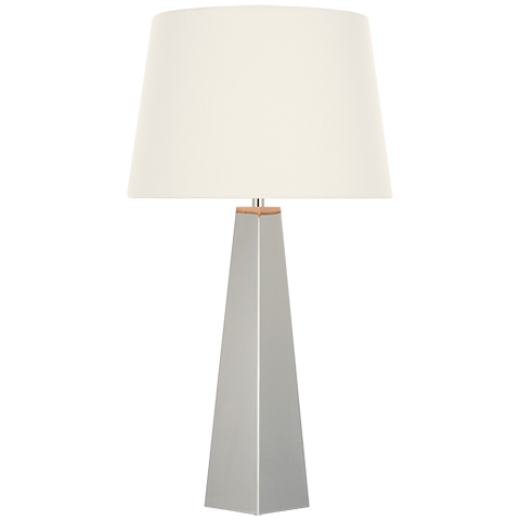 Zoran Table Lamp, Polished Nickel