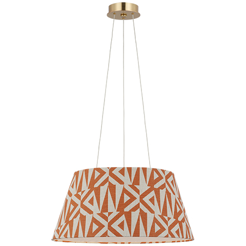 Caufield Hanging Shade, Brass